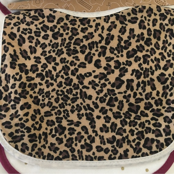 NEW My 1st Thanksgiving 3 Bibs and Sock Set Animal Print Turkey Theme Baby Gift - Picture 4 of 10